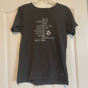 Grey Life Is Good Crusher Tee